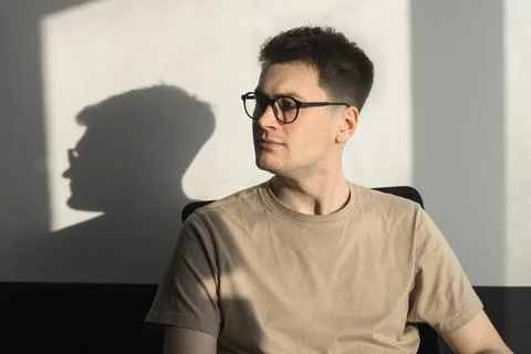 Modern Office: Portrait of Stylish Developer, Data Analysis and Creative 스톡 사진
