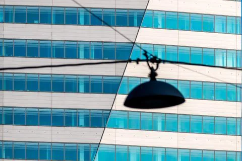 Modern office skyscraper Stock Photos