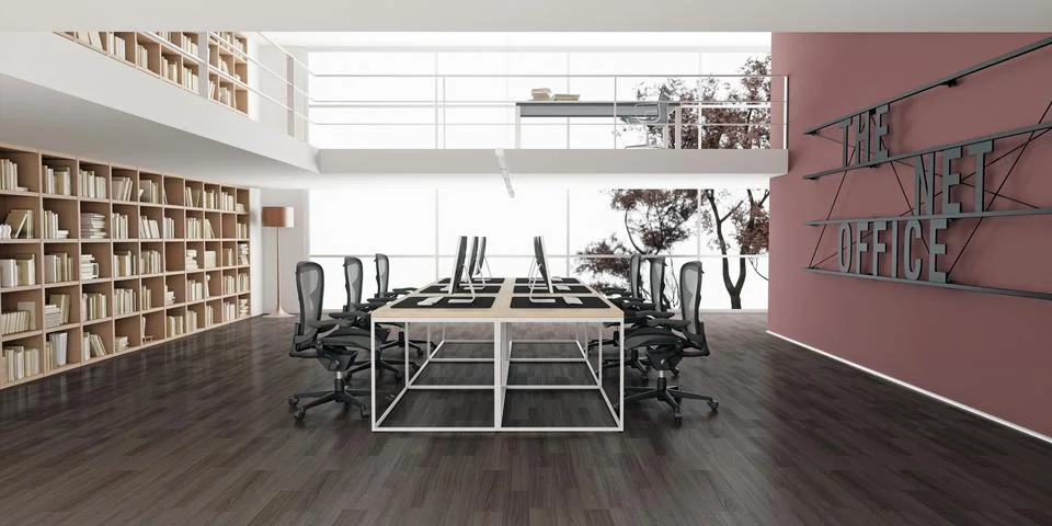 Modern office space Stock Illustration