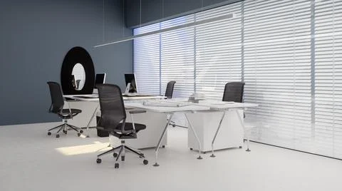 Modern office space Stock Illustration
