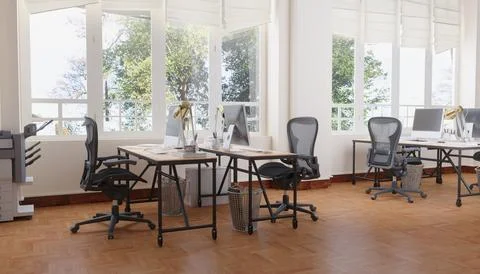 Modern office space Stock Illustration