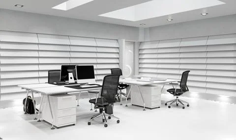 Modern office space Stock Illustration