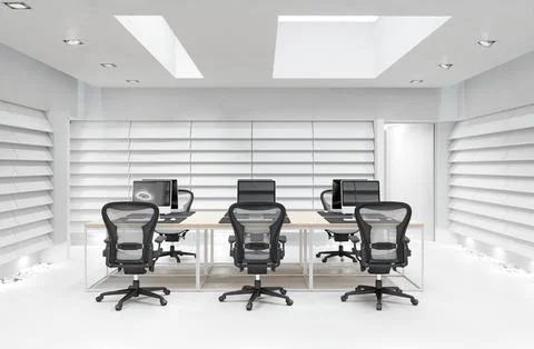 Modern office space Stock Illustration