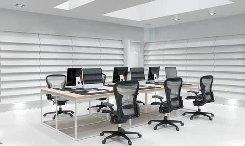 Modern office space Stock Illustration