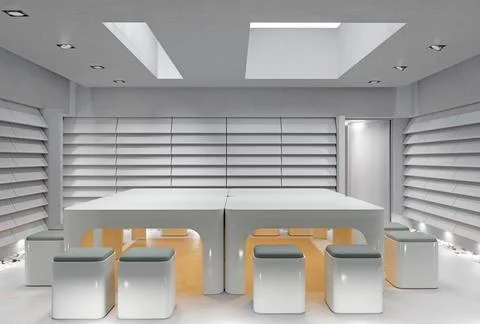 Modern office space Stock Illustration