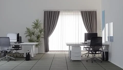 Modern office space Stock Illustration