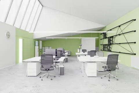 Modern office space Stock Illustration