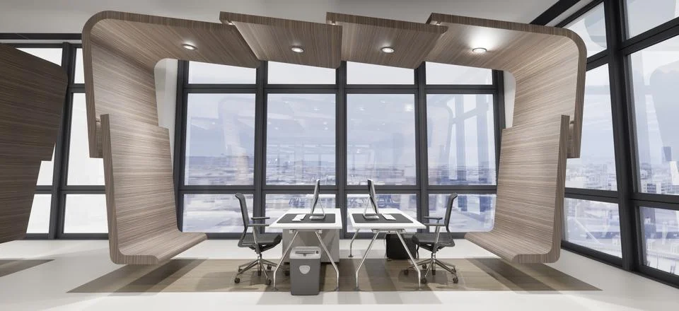 Modern office space Stock Illustration