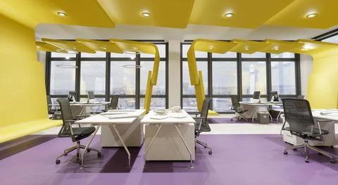 Modern office space Stock Illustration