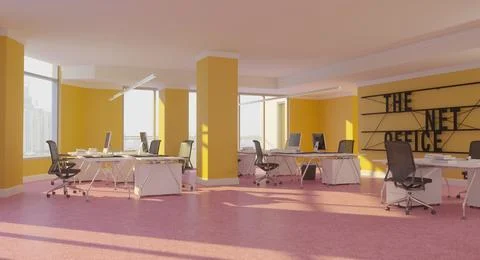 Modern office space Stock Illustration