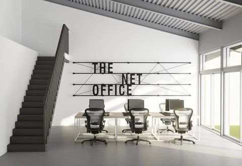 Modern office space Stock Illustration