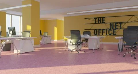 Modern office space Stock Illustration