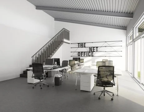 Modern office space Stock Illustration