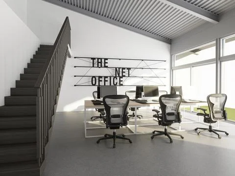 Modern office space Stock Illustration