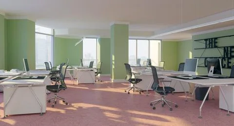 Modern office space Stock Illustration