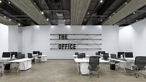 Modern office space Stock Photos