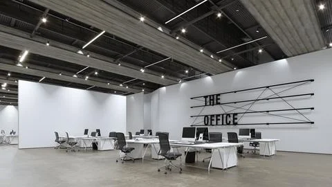 Modern office space Stock Photos