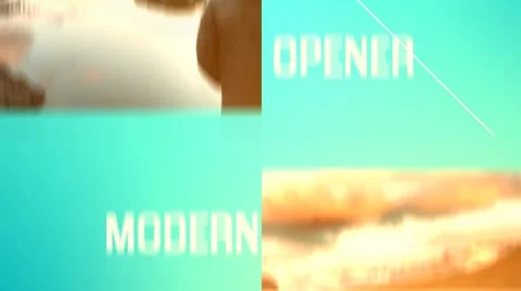 Modern Opener Stock After Effects