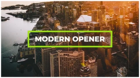 Modern Opener Stock After Effects