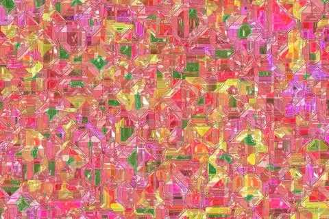 Modern optic wire crystal template background illustration Stock Illustration