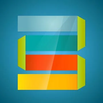 Modern Option Background. Web Design Elements. Infographic Backdrop Template. Illustrazione stock