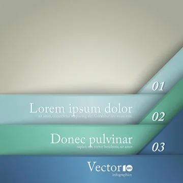 Modern options template Illustrazione stock