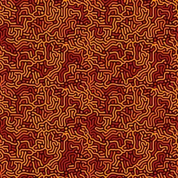 Modern organic background with rounded lines. Cells, maze, coral natural Stock Illustration