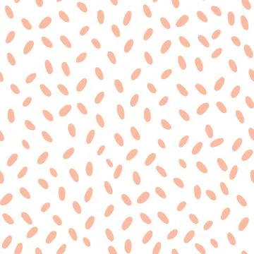 Modern oval seamless pattern for print design. Stock Illustration