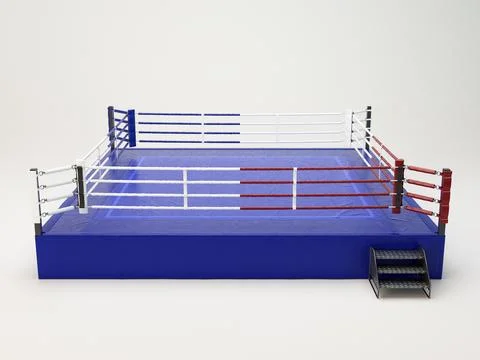Modern Oversized Boxing Ring Stock Illustration
