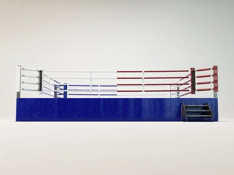 Modern Oversized Boxing Ring Stock Illustration