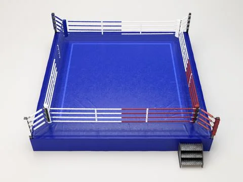 Modern Oversized Boxing Ring Stock Illustration