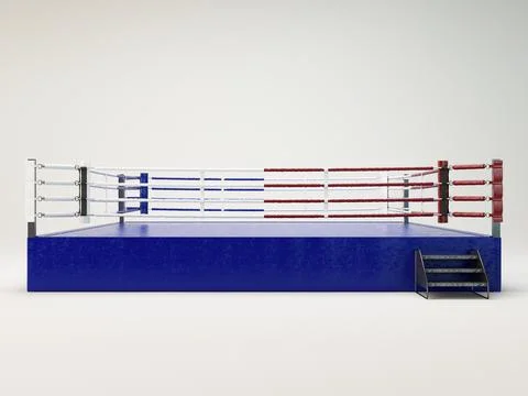 Modern Oversized Boxing Ring Stock Illustration
