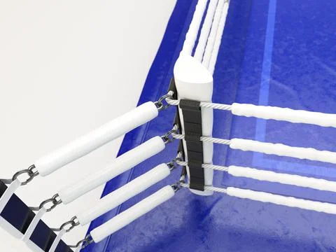 Modern Oversized Boxing Ring Stock Illustration