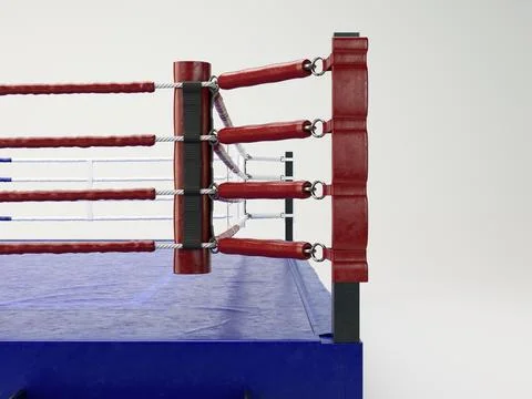 Modern Oversized Boxing Ring Stock Illustration