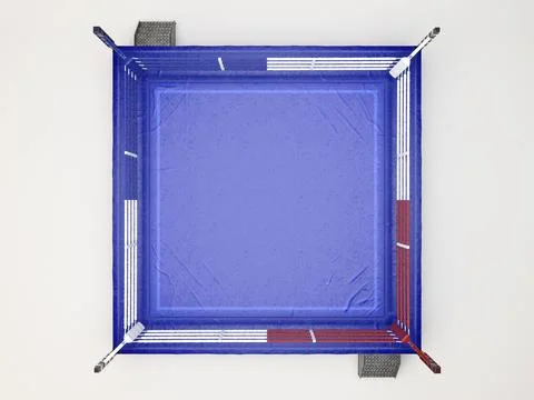 Modern Oversized Boxing Ring Stock Illustration
