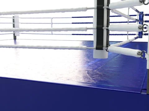 Modern Oversized Boxing Ring Stock Illustration