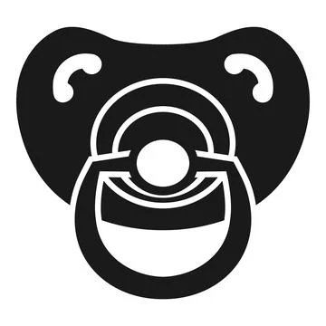 Modern pacifier icon, simple style Stock-Illustration