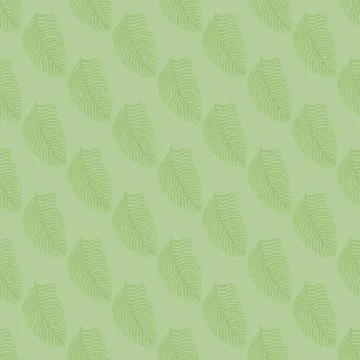 Modern palm leaf seamless pattern with hand drawn foliage print. Abstract art Illustrazione stock