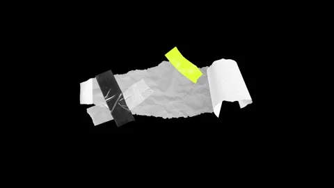 Modern paper tear reveal frame motion graphics asset for social media ads Stock Footage 342734698