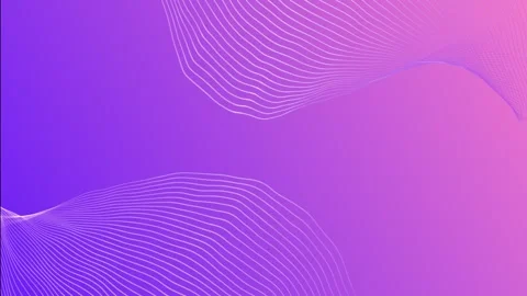 Modern parallel lines abstract shape with wavy pattern minimal background Stock Footage 295942514
