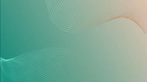 Modern parallel lines abstract shape with wavy pattern minimal background Stock Footage 295942724