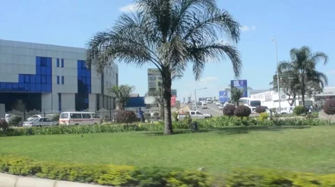 Modern part of Lusaka Stock Footage 39987868
