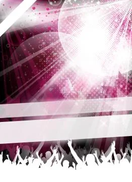 Modern party template Stockillustratie