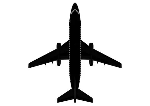 Modern passenger jet. Stock Illustration
