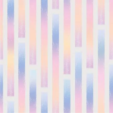 Modern pastel color texture gradient bold lines vector seamless background. Cute Stock Illustration
