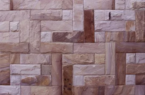 Modern pattern of brick wall Stock Photos