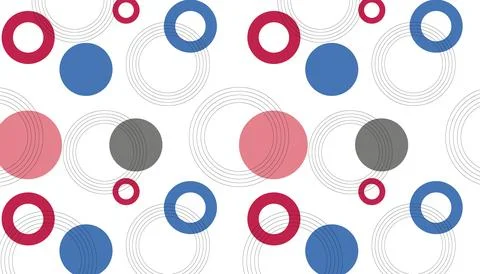 Modern Pattern with circle elements. Abstract background use for landing pa.. Stockillustratie