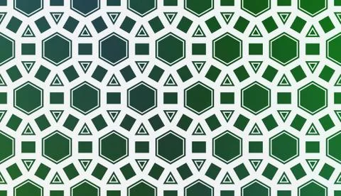 Modern Pattern With Curved Line. Geometric Elements. Blurred Gradient Backgro Stockillustratie