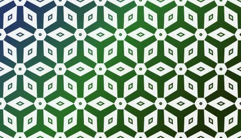 Modern Pattern With Curved Line. Geometric Elements. Blurred Gradient Backgro Illustrazione stock