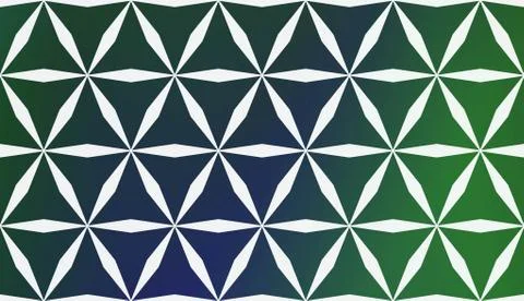 Modern Pattern With Curved Line. Geometric Elements. Blurred Gradient Backgro Illustrazione stock